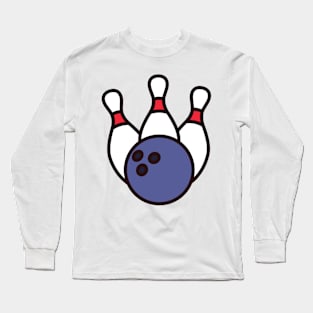 bowling game Long Sleeve T-Shirt